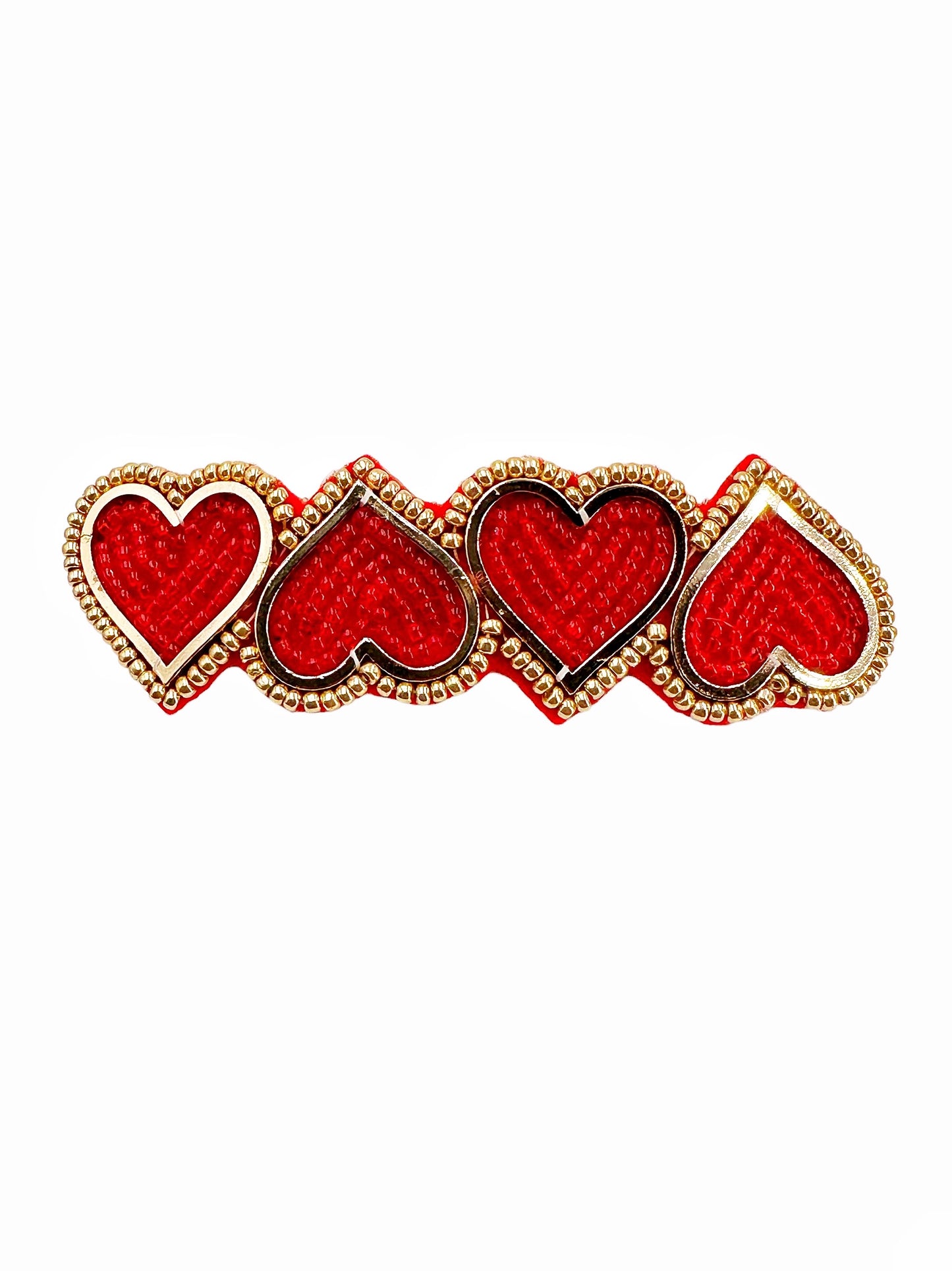 Handwoven Red Miyuki Heart Bracelet with Elegant Tassels – A Perfect Gift